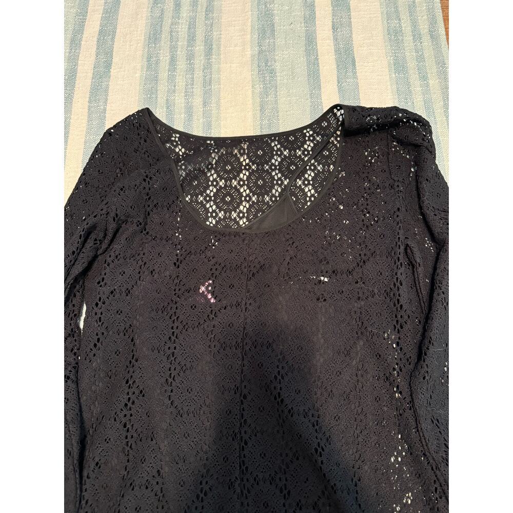 🖤 LILLY PULITZER Topanga Dress XL Black Breakers Lace NWT Classic Lace LBD - Picture 9 of 10